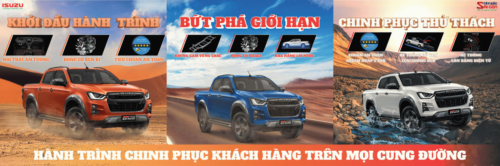 ISUZU ALL NEW D-MAX - HÀNH TRÌNH CHINH PHỤC KHÁCH HÀNG